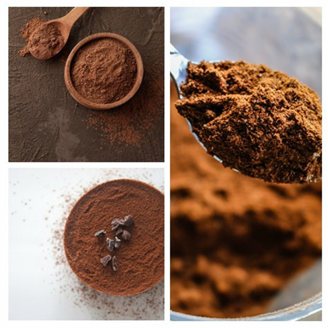 Dark Heavily Dutch cocoa powder fat content 10-12% Dutch Cocoa Powder factory